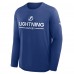 Футболка Tampa Bay Lightning Fanatics Blue Authentic Pro Rink Tech Long Sleeve