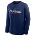 Футболка с длинным рукавом Washington Capitals Fanatics Navy Authentic Pro Rink Tech