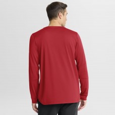 Detroit Red Wings Fanatics Red Authentic Pro Centennial Rink Tech Long Sleeve T-Shirt