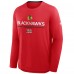 Футболка с длинным рукавом Chicago Blackhawks Fanatics Red Authentic Pro Centennial Rink Tech