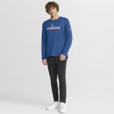 New York Rangers Fanatics Blue Authentic Pro Rink Centennial Tech Long Sleeve T-Shirt New York Rangers Fanatics Blue Authentic Pro Rink Centennial Tech Long Sleeve T-Shirt