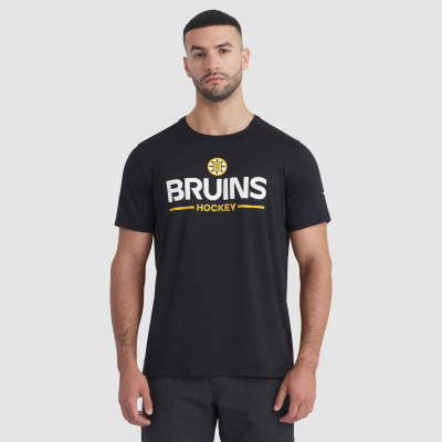 Футболка Boston Bruins Fanatics Black Authentic Pro Rink Tech