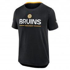 Футболка Boston Bruins Fanatics Black Authentic Pro Rink Tech