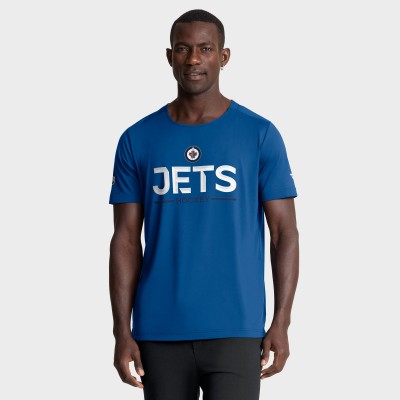Футболка Winnipeg Jets Fanatics Blue Authentic Pro Rink Tech