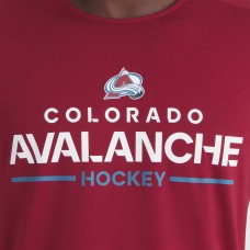 Футболка Colorado Avalanche Fanatics Burgundy Authentic Pro Rink Tech
