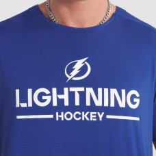Футболка Tampa Bay Lightning Fanatics Blue Authentic Pro Rink Tech Футболка Tampa Bay Lightning Fanatics Blue Authentic Pro Rink Tech