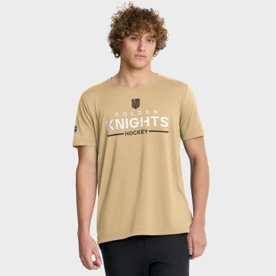 Футболка Vegas Golden Knights Fanatics Gold Authentic Pro Rink Tech
