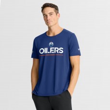 Edmonton Oilers Fanatics Royal Authentic Pro Rink Tech T-Shirt