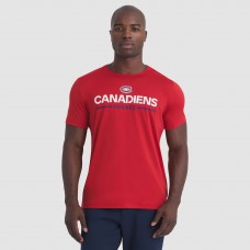 Футболка Montreal Canadiens Fanatics Red Authentic Pro Rink Tech