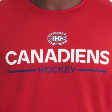 Футболка Montreal Canadiens Fanatics Red Authentic Pro Rink Tech