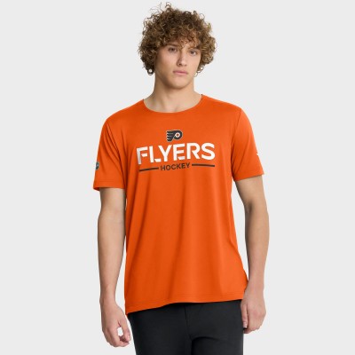 Футболка Philadelphia Flyers Fanatics Orange Authentic Pro Rink Tech