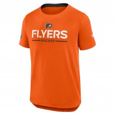 Футболка Philadelphia Flyers Fanatics Orange Authentic Pro Rink Tech