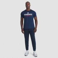 New York Rangers Fanatics Navy Authentic Pro Rink Tech T-Shirt New York Rangers Fanatics Navy Authentic Pro Rink Tech T-Shirt