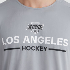 Los Angeles Kings Fanatics Gray Authentic Pro Rink Tech T-Shirt