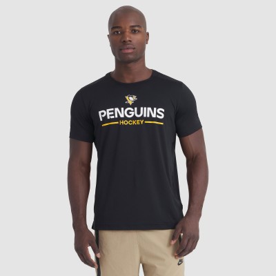 Футболка Pittsburgh Penguins Fanatics Black Authentic Pro Rink Tech