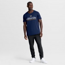 Nashville Predators Fanatics Navy Authentic Pro Rink Tech T-Shirt