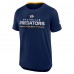 Nashville Predators Fanatics Navy Authentic Pro Rink Tech T-Shirt