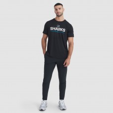 San Jose Sharks Fanatics Black Authentic Pro Rink Tech T-Shirt San Jose Sharks Fanatics Black Authentic Pro Rink Tech T-Shirt