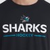 San Jose Sharks Fanatics Black Authentic Pro Rink Tech T-Shirt