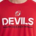 Футболка New Jersey Devils Fanatics Red Authentic Pro Rink Tech