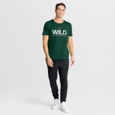 Футболка Minnesota Wild Fanatics Green Authentic Pro Rink Tech