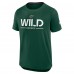 Футболка Minnesota Wild Fanatics Green Authentic Pro Rink Tech