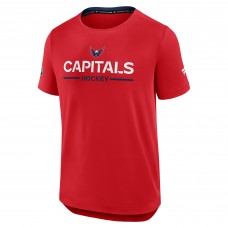 Футболка Washington Capitals Fanatics Red Authentic Pro Rink Tech