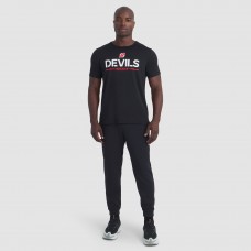 Футболка New Jersey Devils Fanatics Black Authentic Pro Rink Tech