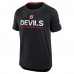 Футболка New Jersey Devils Fanatics Black Authentic Pro Rink Tech