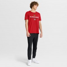 Футболка Chicago Blackhawks Fanatics Red Authentic Pro Centennial Rink Tech Футболка Chicago Blackhawks Fanatics Red Authentic Pro Centennial Rink Tech