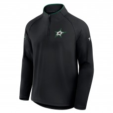 Dallas Stars Fanatics Black Authentic Pro Rink Training Quarter-Zip Pullover