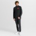 Calgary Flames Fanatics Black Authentic Pro Rink Training Quarter-Zip Pullover