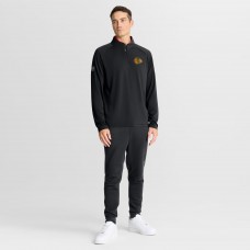 Chicago Blackhawks Fanatics Black Authentic Pro Rink Training Quarter-Zip Pullover Chicago Blackhawks Fanatics Black Authentic Pro Rink Training Quarter-Zip Pullover