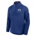 Edmonton Oilers Fanatics Royal Authentic Pro Rink Training Quarter-Zip Pullover