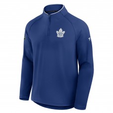 Toronto Maple Leafs Fanatics Blue Authentic Pro Rink Training Quarter-Zip Pullover