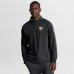 Pittsburgh Penguins Fanatics Black Authentic Pro Rink Training Quarter-Zip Pullover