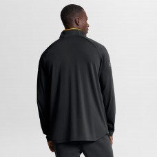 Pittsburgh Penguins Fanatics Black Authentic Pro Rink Training Quarter-Zip Pullover