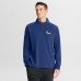 Vancouver Canucks Fanatics Blue Authentic Pro Rink Training Quarter-Zip Pullover