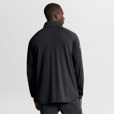 Minnesota Wild Fanatics Black Authentic Pro Rink Training Quarter-Zip Pullover