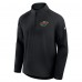 Minnesota Wild Fanatics Black Authentic Pro Rink Training Quarter-Zip Pullover