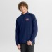 Montreal Canadiens Fanatics Navy Authentic Pro Rink Training Quarter-Zip Pullover