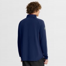 Montreal Canadiens Fanatics Navy Authentic Pro Rink Training Quarter-Zip Pullover