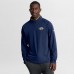 Nashville Predators Fanatics Navy Authentic Pro Rink Training Quarter-Zip Pullover