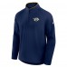 Nashville Predators Fanatics Navy Authentic Pro Rink Training Quarter-Zip Pullover