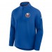 New York Islanders Fanatics Royal Authentic Pro Rink Training Quarter-Zip Pullover