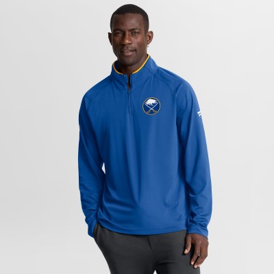 Buffalo Sabres Fanatics Royal Authentic Pro Rink Training Quarter-Zip Pullover