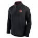 Ottawa Senators Fanatics Black Authentic Pro Rink Training Quarter-Zip Pullover