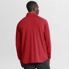 Detroit Red Wings Fanatics Red Authentic Pro Rink Training Centennial Raglan Quarter-Zip Pullover Detroit Red Wings Fanatics Red Authentic Pro Rink Training Centennial Raglan Quarter-Zip Pullover