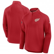Detroit Red Wings Fanatics Red Authentic Pro Rink Training Centennial Raglan Quarter-Zip Pullover Detroit Red Wings Fanatics Red Authentic Pro Rink Training Centennial Raglan Quarter-Zip Pullover