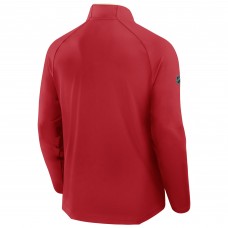 Detroit Red Wings Fanatics Red Authentic Pro Rink Training Centennial Raglan Quarter-Zip Pullover Detroit Red Wings Fanatics Red Authentic Pro Rink Training Centennial Raglan Quarter-Zip Pullover